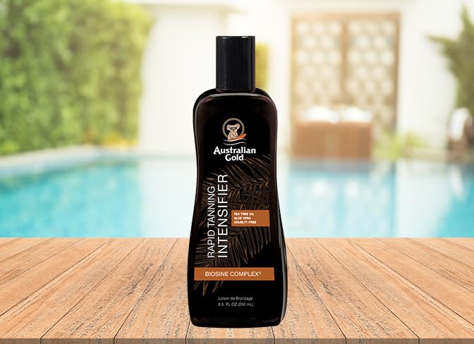 Australian Gold Rapid Tanning Intensifier Lotion, 8.5 Fl Oz | With Tea Tree Oil and Aloe Vera | Vitamin E Beauty & Personal Care Australian Gold