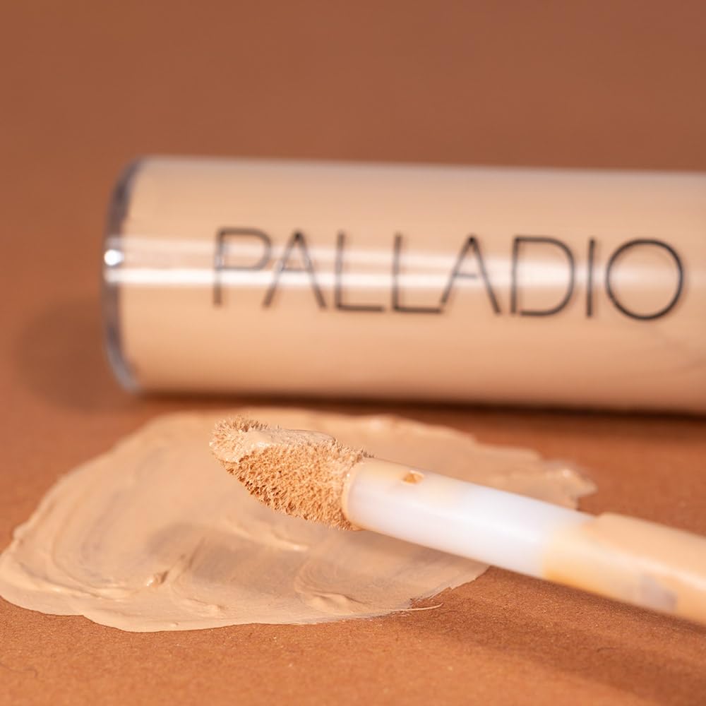 Palladio Liquid Concealer, Medium Coverage, Lightweight and Buildable Formula for Seamless Coverage, Conceals Imperfections, Brightens Skin, and Lasts Beauty & Personal Care Palladio