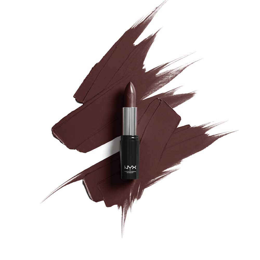 NYX PROFESSIONAL MAKEUP Shout Loud Satin Lipstick, Infused With Shea Butter - So Dramatic (Plum Brown) Beauty & Personal Care NYX PROFESSIONAL MAKEUP