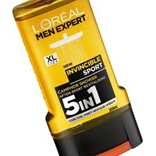L'Oreal 5In1 Men Expert Invincible Sport Camphor After-Sport Revitalising, 300 ml Beauty & Personal Care L'Oreal Paris