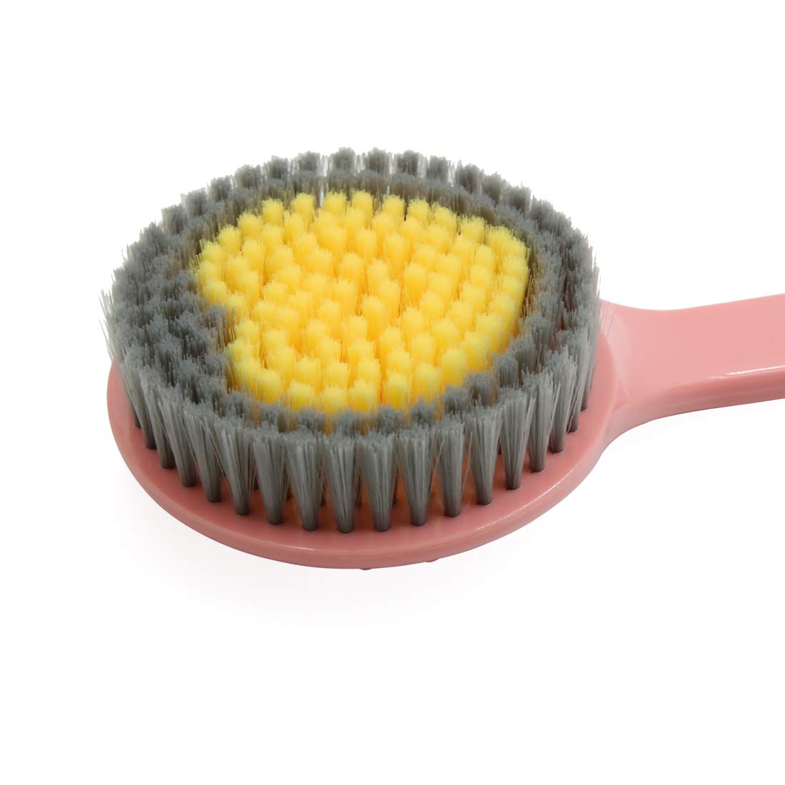 Ruilogod Pink Heart Pattern Soft Bristle Plastic Good Performance Body Brush Bath Shower Scrubber (id: 396 be4 d7c 7f9 487 Beauty and Personal Care Ruilogod