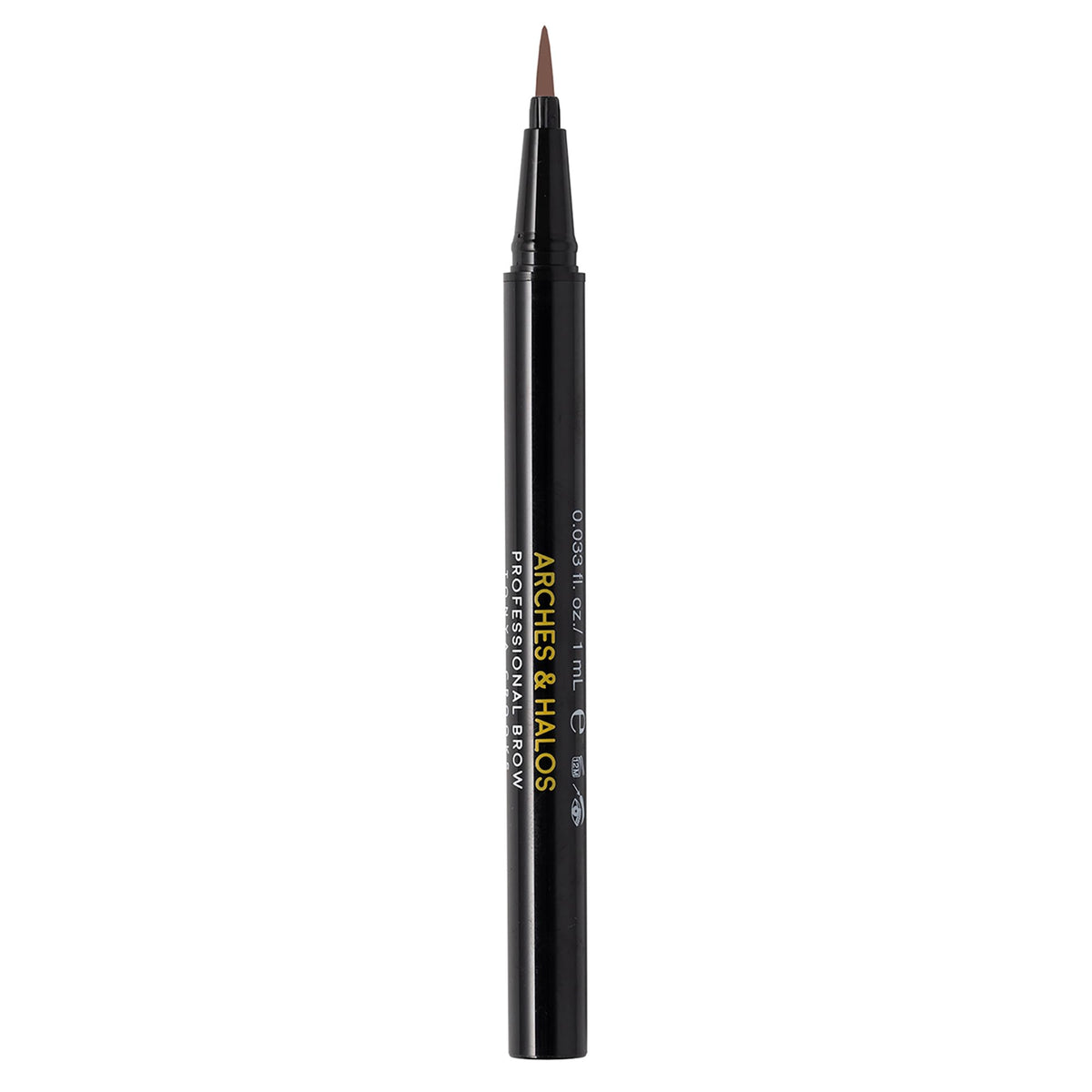 Arches & Halos Microblading Brow Shaping Pen - Fuller, More Defined Brow - Long-lasting, Smudge Resistant, Rich Color - Vegan and Cruelty Free Makeup