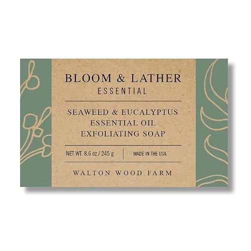 Walton Wood Farm Bloom & Lather Soap Seaweed and Eucalyptus Beauty & Personal Care Walton Wood Farm