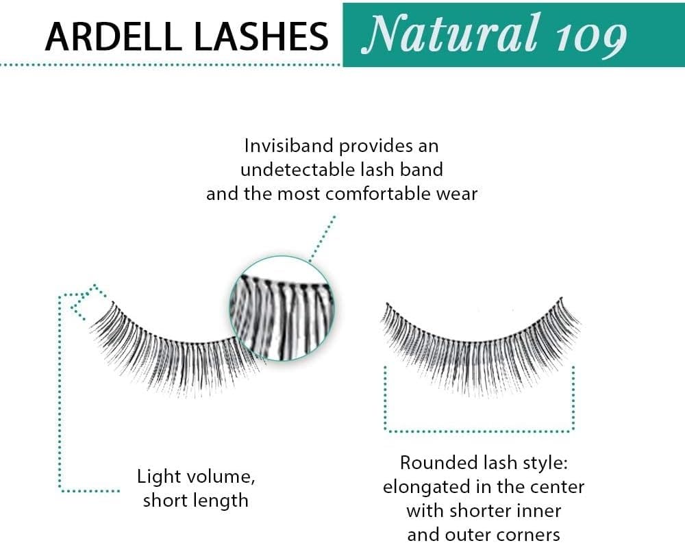 Ardell fashion lashes strip lashes, #109 black Beauty & Personal Care Ardell