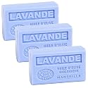 Label Provence Nature Savon de Marseille - French Soap Made With Pure Organic Olive Oil and Shea Butter - Lavender Fragrance - 125g - Set of 3 Beauty & Personal Care Label Provence Nature