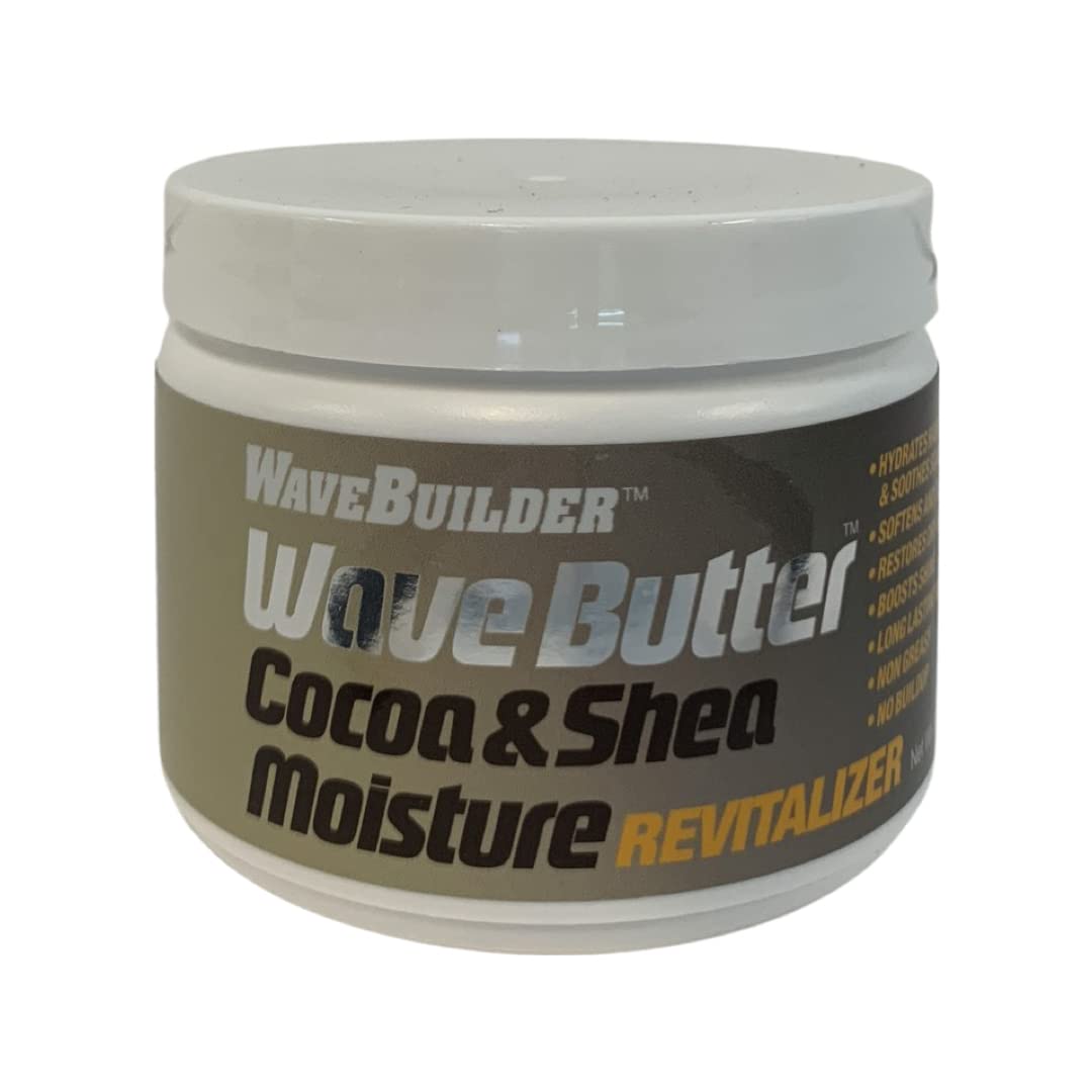 WaveBuilder Cocoa & Shea Wave Butter Moisture Revitalizer, 4.8 oz (Pack of 2) Beauty & Personal Care WAVEBUILDER