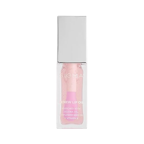Sigma Beauty Renew Lip Oil - Tinted Lip Oil with Luxurious High-Shine Color and Long Lasting Hydration for Soft, Supple Lips, Non Sticky Lips Oil Beauty & Personal Care Sigma Beauty