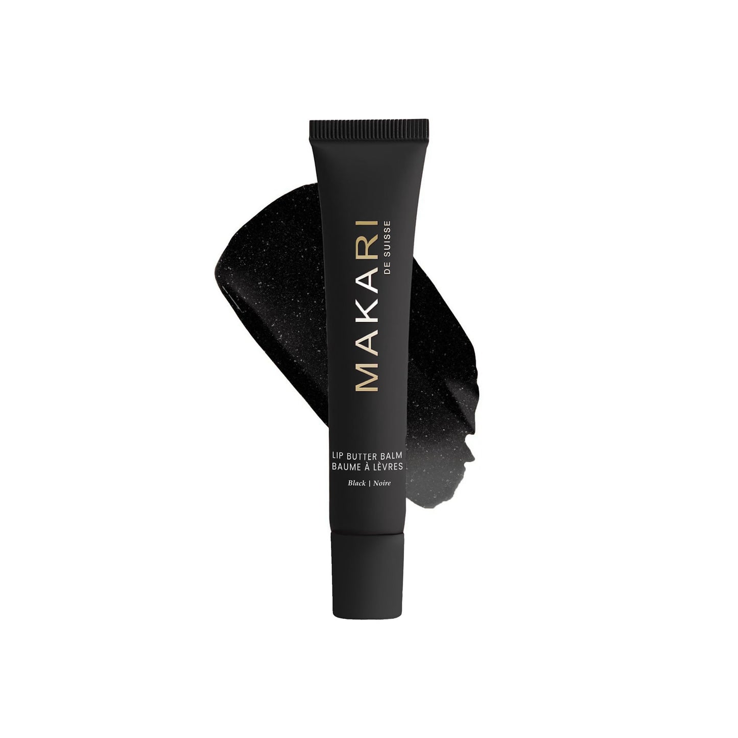 Makari Black Lip Butter Balm (0.5 oz) - Lightweight Lip Moisturizer - Non-Sticky Lip Balm for Daily Lip Care - Smooth Soft Feel - Black Flavor Beauty and Personal Care MAKARI