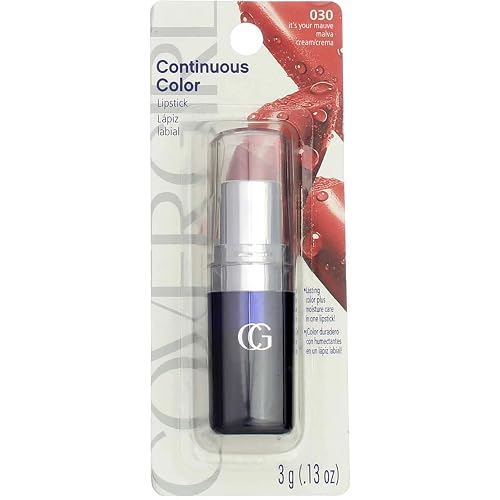 CoverGirl Continuous Color Lipstick, It's Your Mauve [030], 0.13 oz (Pack of 5) Beauty & Personal Care COVERGIRL