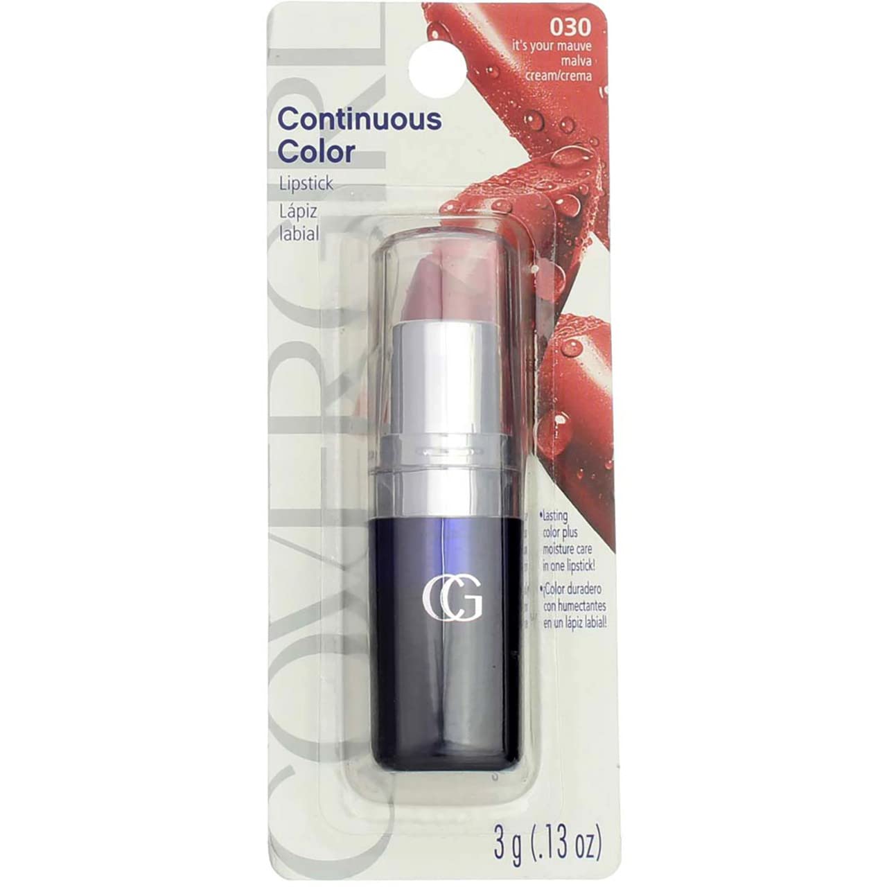 CoverGirl Continuous Color Lipstick, It's Your Mauve [030], 0.13 oz (Pack of 5) Beauty & Personal Care COVERGIRL