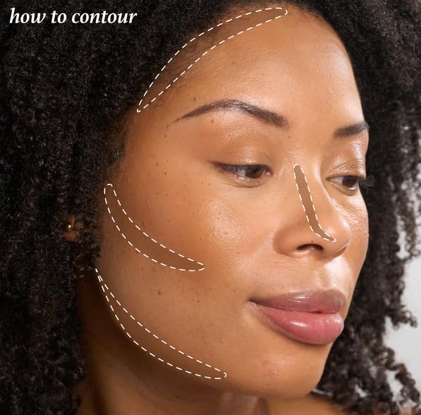 Skip The Brush Cream to Powder Bronzer Stick - Melted Cocoa - 2-in-1 Cream Bronzer and Contour Stick for the Face - Blendable, Buildable, No Brush Beauty & Personal Care Julep