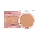 Mineral Fusion Pressed Powder Foundation, Deep 1 - Med/Tan Skin w/Golden Undertones, Age Defying Foundation Makeup with Matte Finish, Talc Free Face Beauty & Personal Care Mineral Fusion