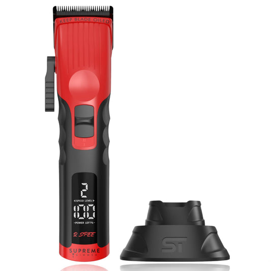 Supreme Trimmer 2Spee STC922 - Professional Cordless Hair Clipper with Removable Blade - 210 Min Runtime, 2-Speed Motor, Digital Display, Smooth Lever Beauty and Personal Care Supreme Trimmer
