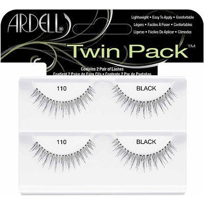 Ardell Natural Eyelash 110 Black Twin Pack Contain 2 Pairs Of Lashes by Ardell Beauty & Personal Care Ardell