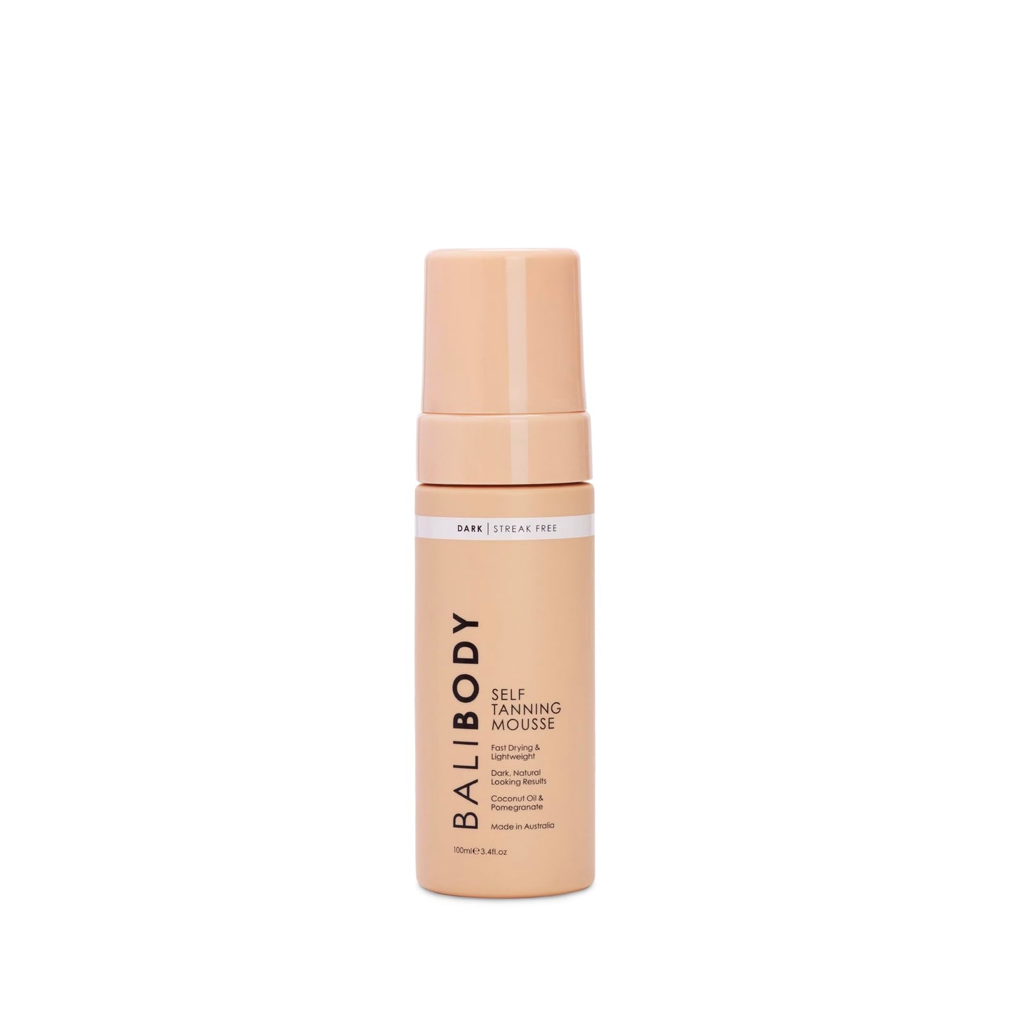 Bali Body Self Tanner Mousse Dark - Sunless Tanning Foam for Body | Natural, Streak-Free, Fake Tan | Vegan, Cruelty-Free, Organic Self Tan Mousse Beauty and Personal Care BALI BODY Default Title