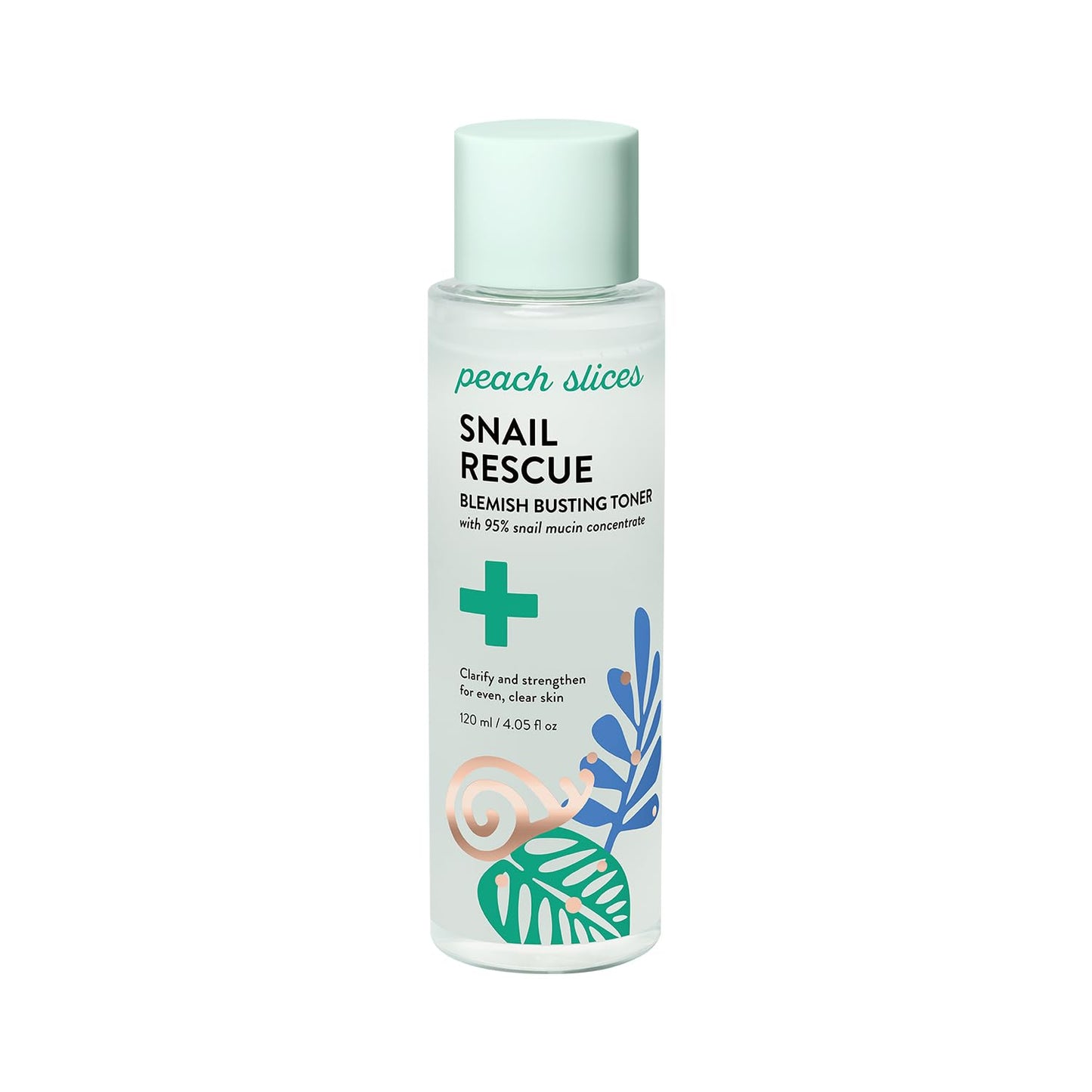 Peach Slices - Snail Rescue Blemish Busting Toner (4.05 oz) - 95% Snail Mucin Concentrate - Clarify, Strengthen, Balance - Hyaluronic Acid & CICA Beauty & Personal Care Peach Slices