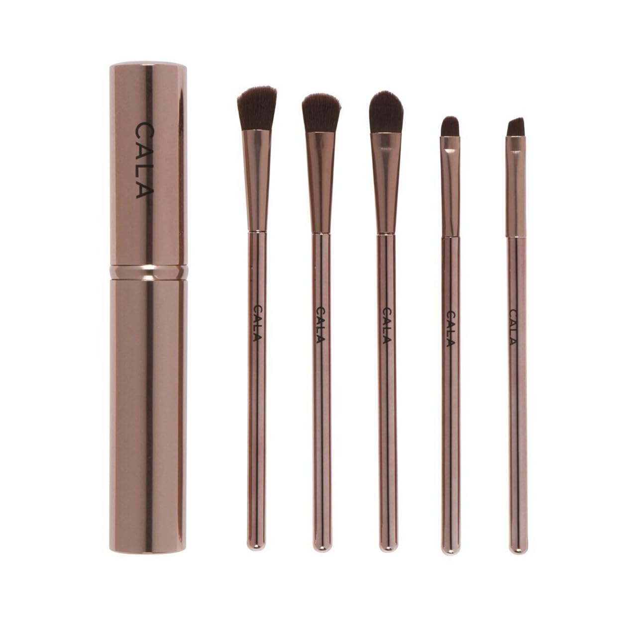 Cala Rose gold essential eye brush set 5 count, 5 Count Beauty & Personal Care Cala