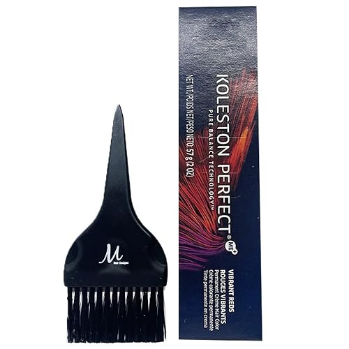 Koleston Perfect 5/5 Light Brown/Red-Violet Permanent Hair Color 2 Ounce and M Hair Designs Tint Brush (Bundle) Beauty & Personal Care M Hair Designs