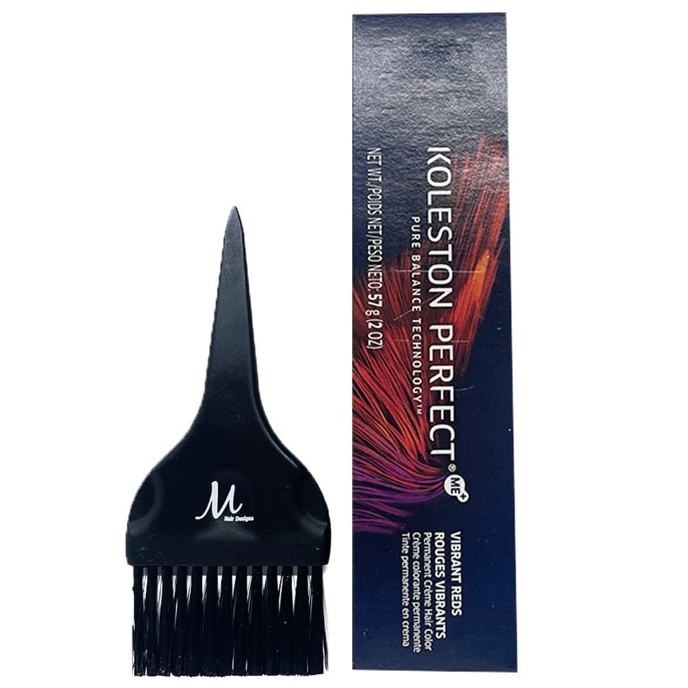 Koleston Perfect 6/41 Dark Blonde/Red Ash Permanent Hair Color 2 Ounce and M Hair Designs Tint Brush (Bundle) Beauty & Personal Care M Hair Designs