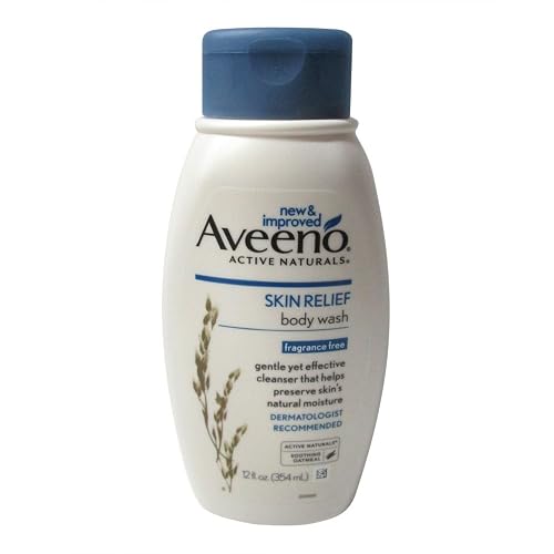 Aveeno Active Naturals Skin Relief Body Wash, Fragrance Free, 12 Ounce (Pack of 3) Beauty & Personal Care Aveeno