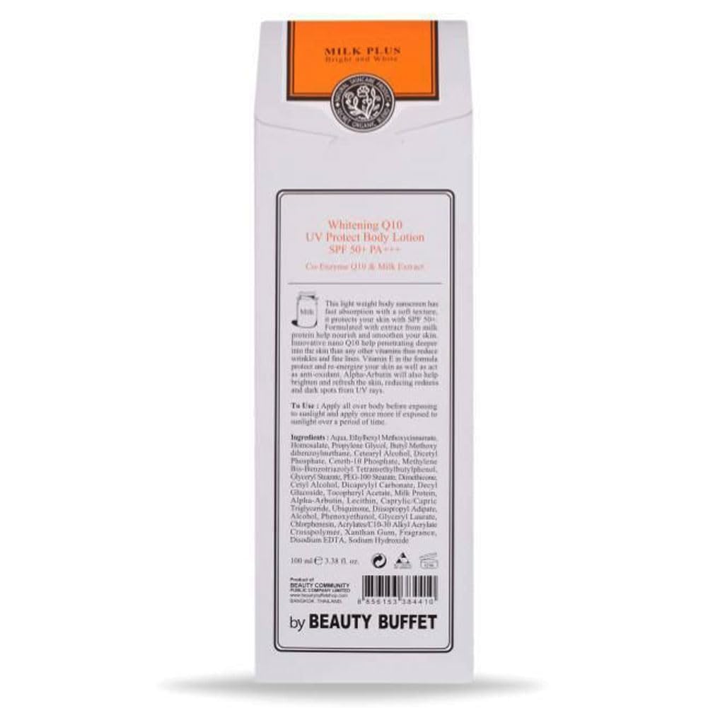 SCENTIO MILK PLUS Q10 BODY LOTION SPF 50 PA++ 100 ML Beauty & Personal Care SCENTIO