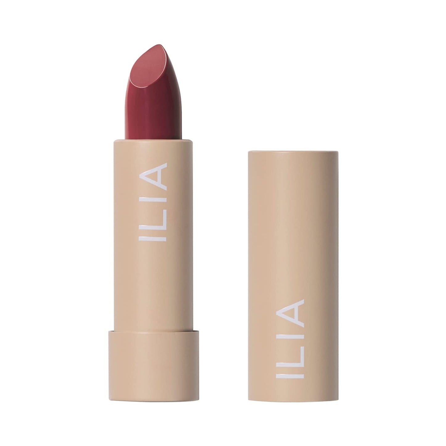ILIA - Color Block Lipstick | Non-Toxic, Vegan, Cruelty-Free, Hydrating + Long Lasting, No Budge Color with Full Coverage (Wild Aster (Berry Brown Beauty & Personal Care ILIA