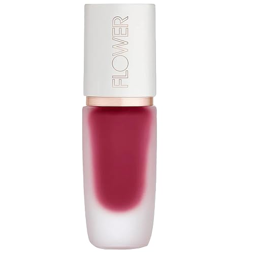 FLOWER BEAUTY By Drew Barrymore Perfect Pout Lip Color - Soft Matte Finish - Liquid Lipstick - Comfortable + Lightweight Feel (Raspberry) Beauty & Personal Care FLOWER
