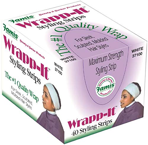 Graham Wrapp-It Jr. Styling Strips White 40-Piece Box (Pack of 2) Beauty and Personal Care Graham Medical
