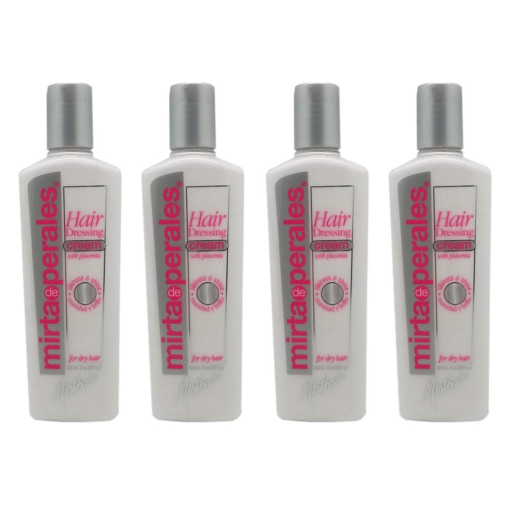Mirta de Perales Cream Hairdressing With Placenta, 8 oz (Pack of 4) Beauty & Personal Care Mirta De Perales