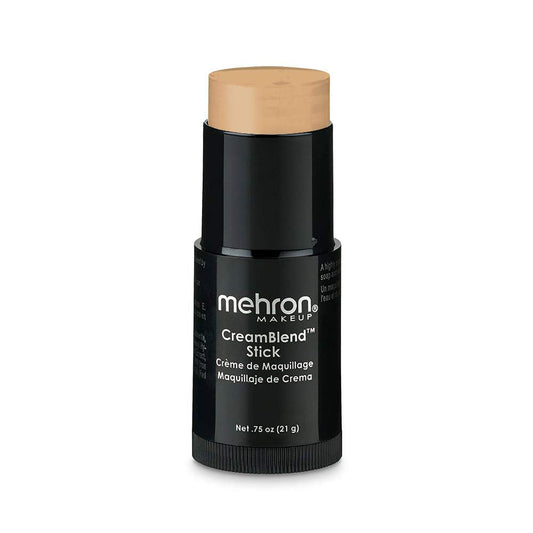 Mehron Makeup CreamBlend Stick | Face Paint, Body Paint, & Foundation Cream Makeup | Body Paint Stick Perfect for Halloween (Ivory Bisque) Beauty & Personal Care Mehron