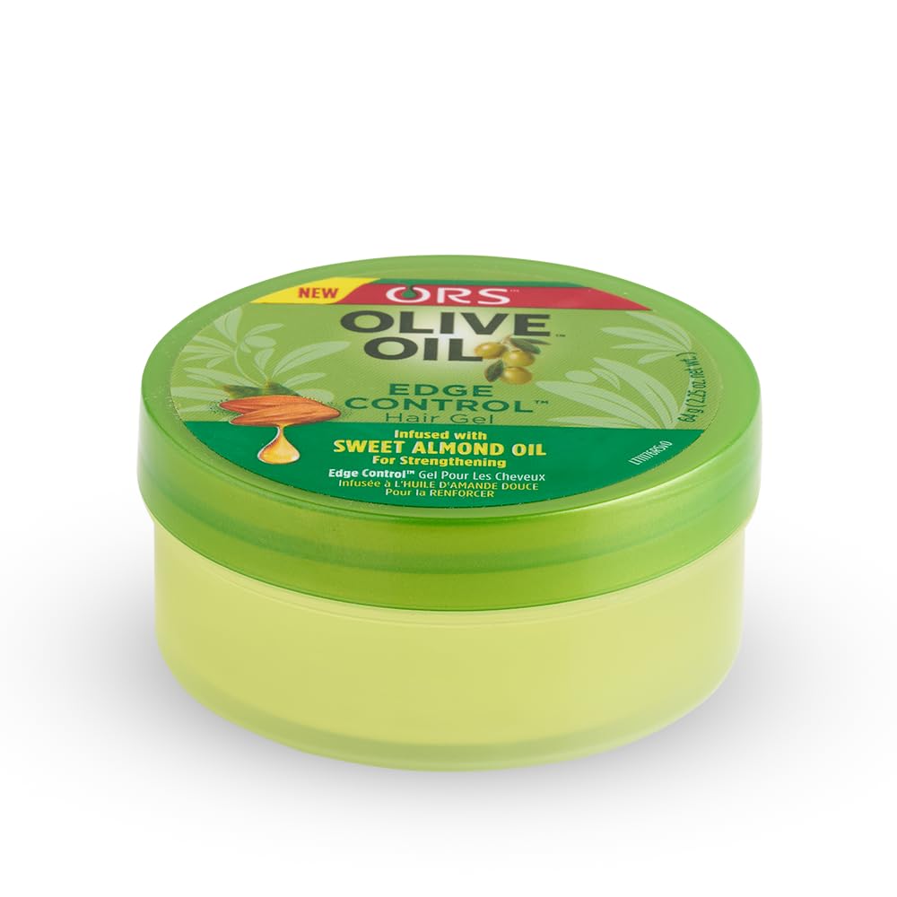 ORS Olive Oil Style & Sculpt Edge Control Hair Gel, Strengthens Edges and Protects Hairline, Extra Hold (2.2 oz). Beauty & Personal Care ORS Black Olive Oil