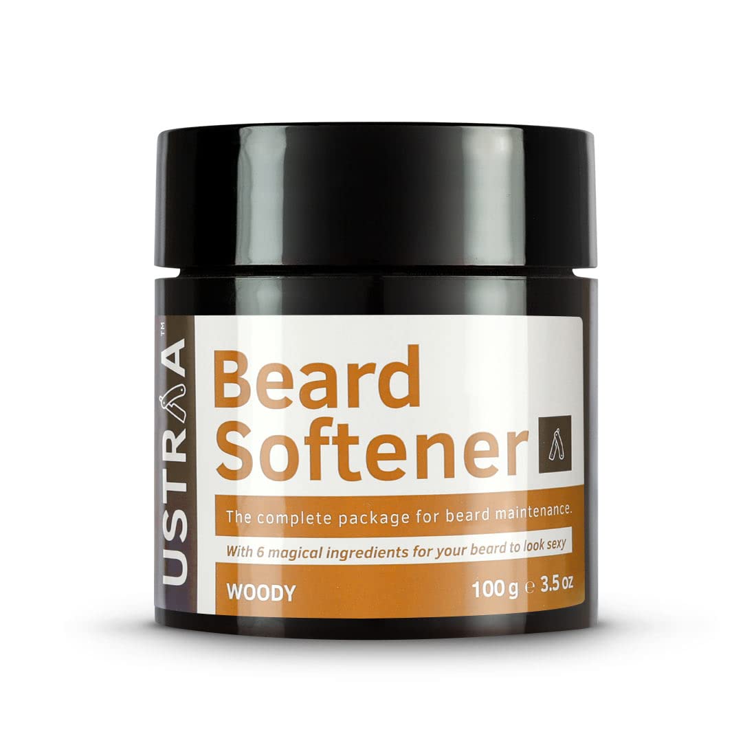 Ustraa Beard Softener Woody - 100g (Set of 2) Beauty and Personal Care Ustraa