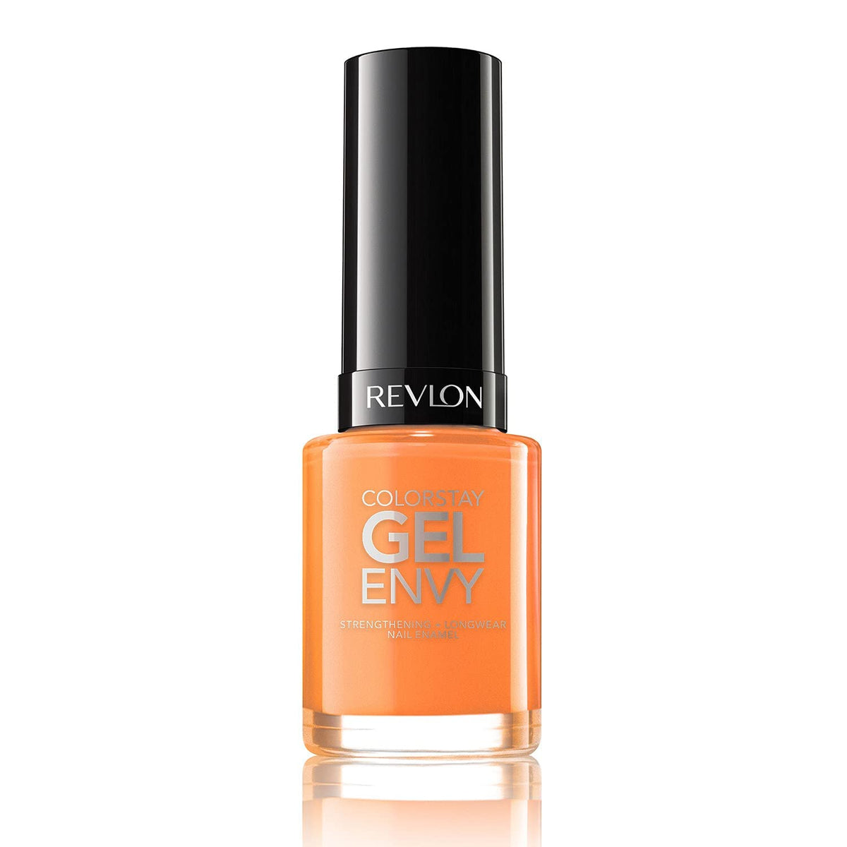 Revlon ColorStay Gel Envy Longwear Nail Polish, with Built-in Base Coat & Glossy Shine Finish, in Red/Coral, 640 Jokers Wild, 0.4 oz Beauty & Personal Care REVLON