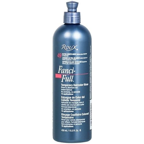 Roux FanciFull Temporary Color Rinse 49 Ultra White Minx, 15.2 Fl Oz (kaka-boynam10-low348) Beauty & Personal Care Roux