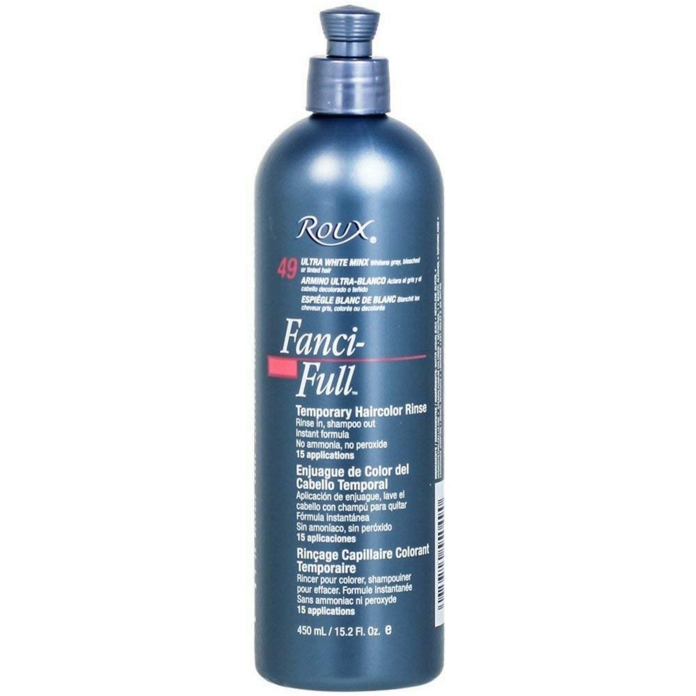 Roux FanciFull Temporary Color Rinse 49 Ultra White Minx, 15.2 Fl Oz (kaka-boynam10-low348) Beauty & Personal Care Roux
