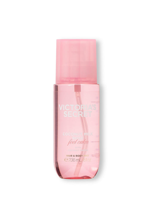 Victoria's Secret Coconut Milk Rose Hair & Body Mist 236ml / 8 fl oz - Hydrating Fragrance Spray for Women, Long Lasting Floral Coconut Scent