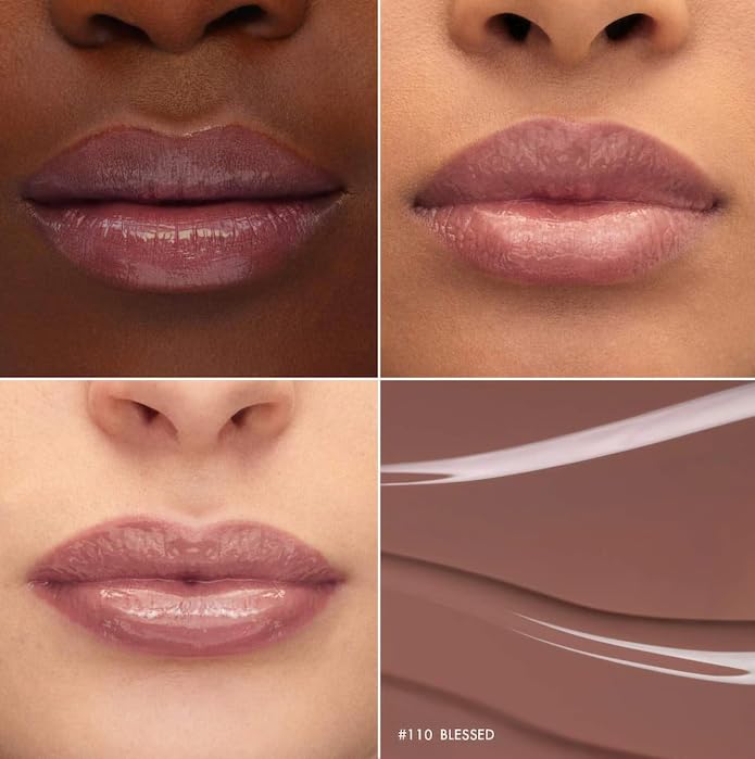 SEPHORA Collection Glossed Lip Gloss - 110 Blessed (taupe nude) 0.16 oz / 5 mL Beauty & Personal Care SEPHORA