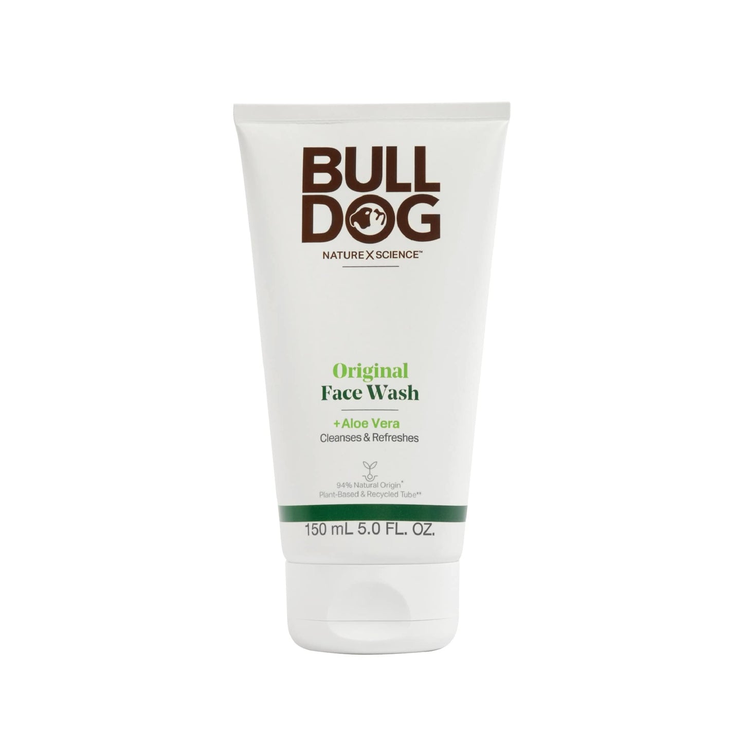 BULLDOG Mens Skincare and Grooming, Original Face Wash, 5 Fluid Ounce Beauty & Personal Care BULLDOG