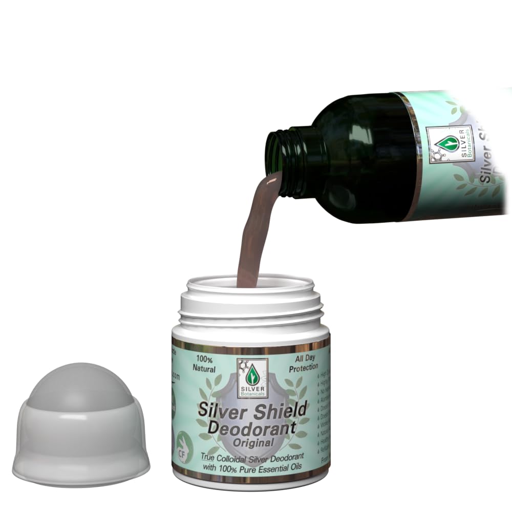Silver Shield Deodorant - Original Formula - Roll-on, 2 oz. Beauty and Personal Care Silver Botanicals