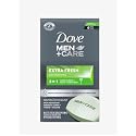 Dove Bar 3 in 1 Cleanser for Body, Face, and Shaving to Clean and Hydrate Skin Extra Fresh Body and Facial Cleanser More Moisturizing Than Bar Soap Beauty & Personal Care Dove