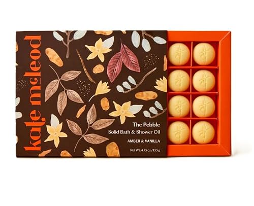 Kate McLeod Amber & Vanilla Pebble Bath & Shower Oil - 20 Pebbles Beauty & Personal Care Kate McLeod
