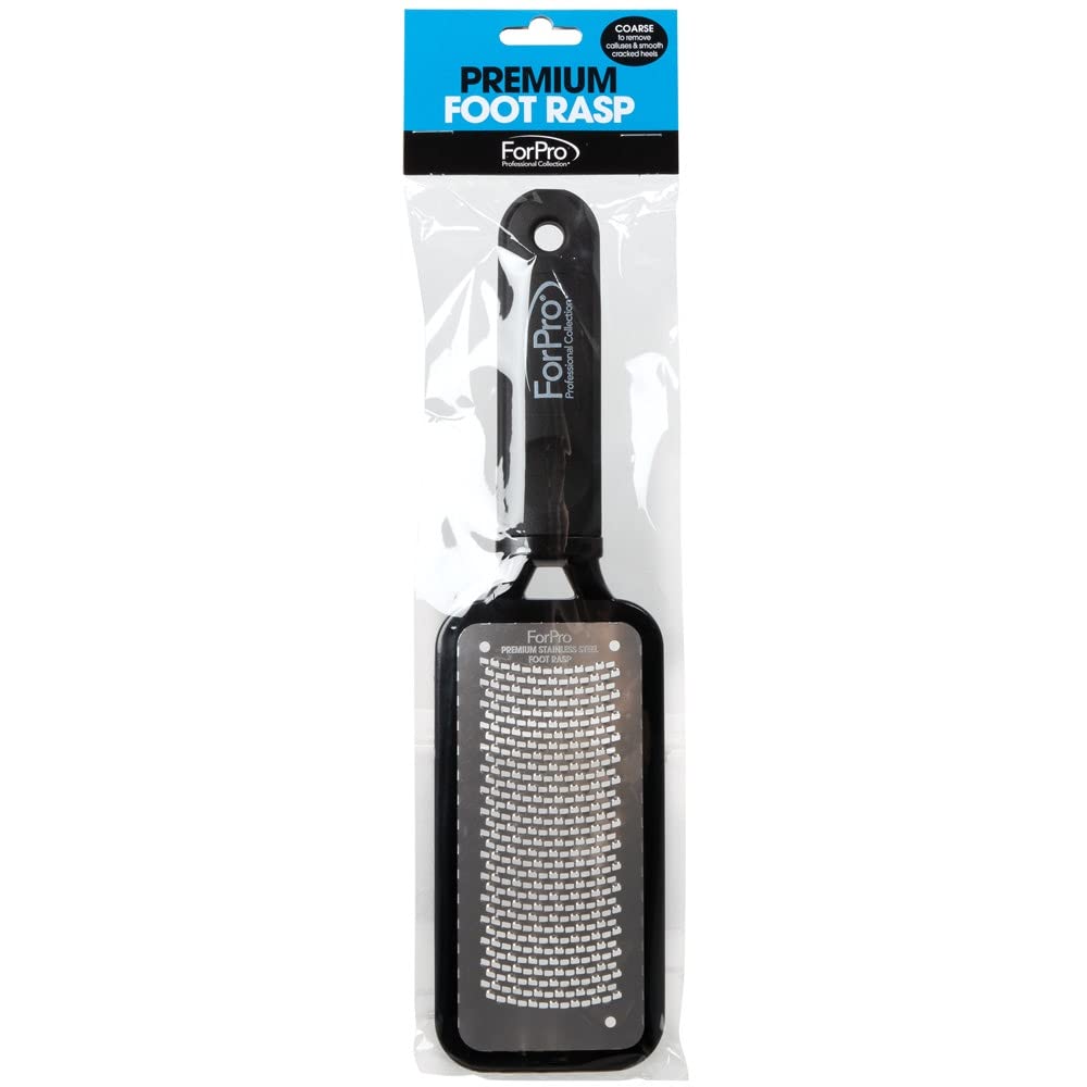 ForPro Professional Collection Premium Stainless Steel Foot Rasp, Colossal Foot File & Callus Remover, Instantly Removes Calluses & Smooths Cracked Beauty & Personal Care ForPro Professional Collection