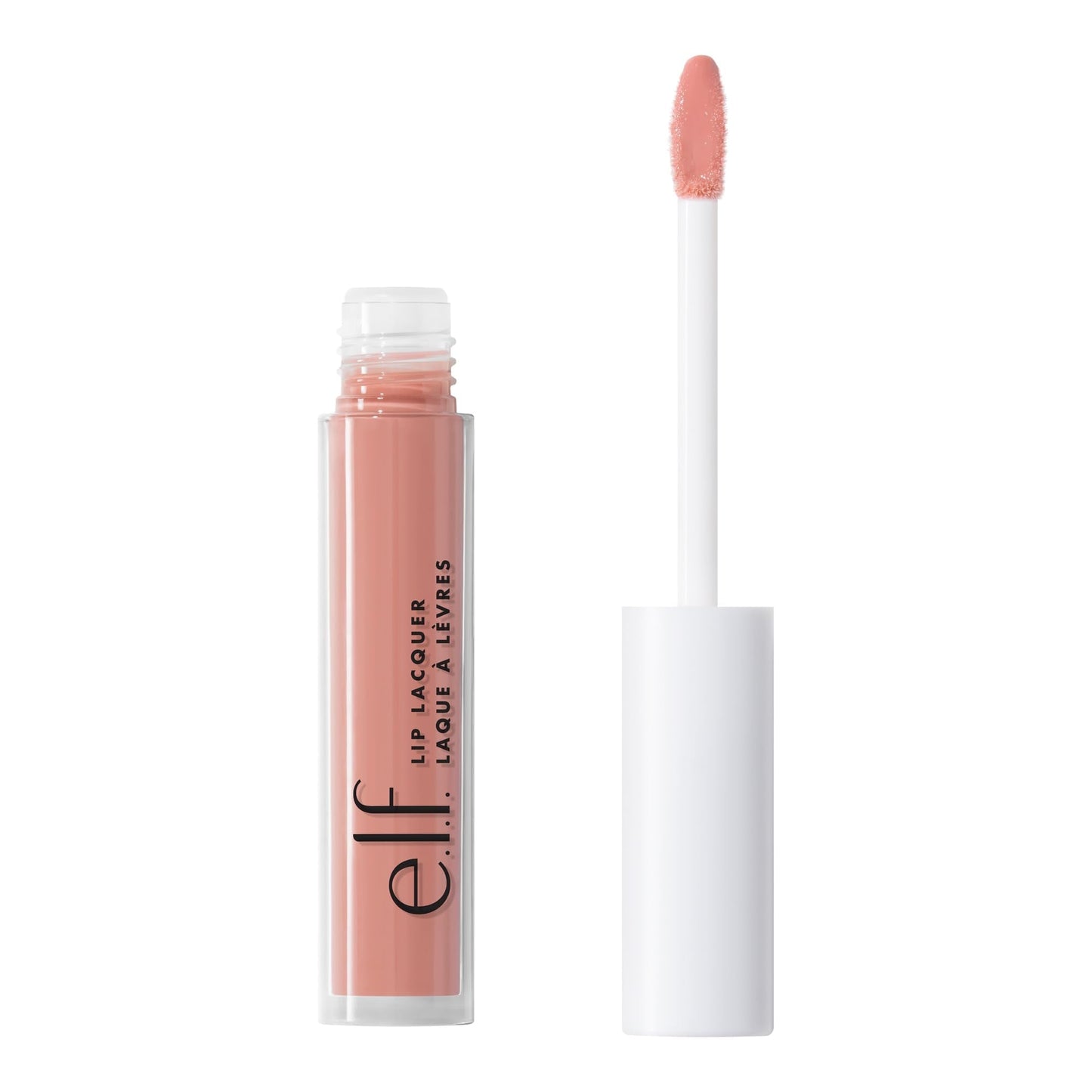 e.l.f. Lip Lacquer, Nourishing, Non-Sticky Ultra-Shine Lip Gloss With Sheer Color, Infused With Vitamins A & E, Vegan & Cruelty-Free, Whisper Pink Beauty & Personal Care e.l.f.