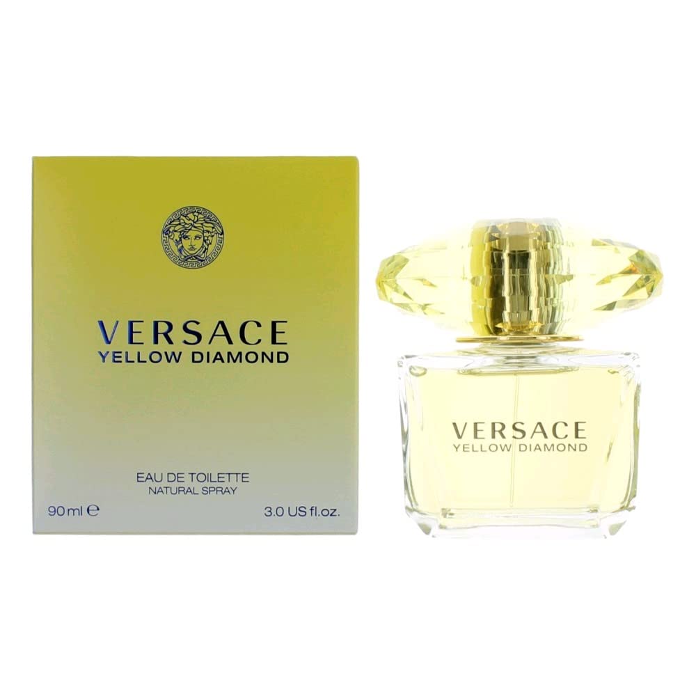 Versace Yellow Diamond Eau de Toilette Spray for Women, 3.0 Ounce