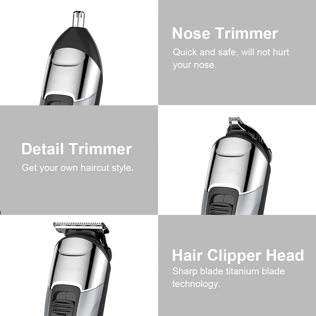GLESVOWIO Hair Clippers for Men Hair Beard Trimmer Body Engraving Nose Hair Trimmer Hair Cutting Machine Professional Hair Clippers for Men Haircut Beauty and Personal Care GLESVOWIO