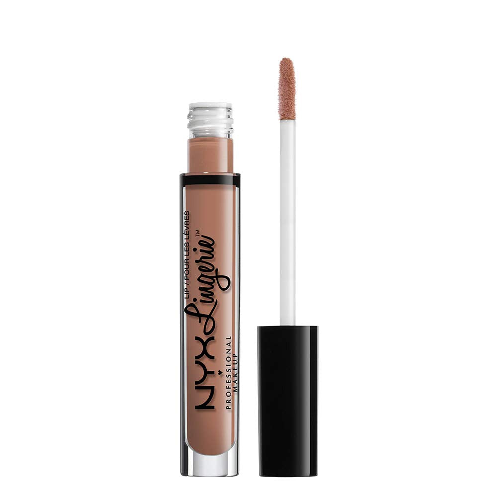NYX PROFESSIONAL MAKEUP Lip Lingerie Matte Liquid Lipstick - Satin Ribbon (Nude Beige) Beauty & Personal Care NYX PROFESSIONAL MAKEUP