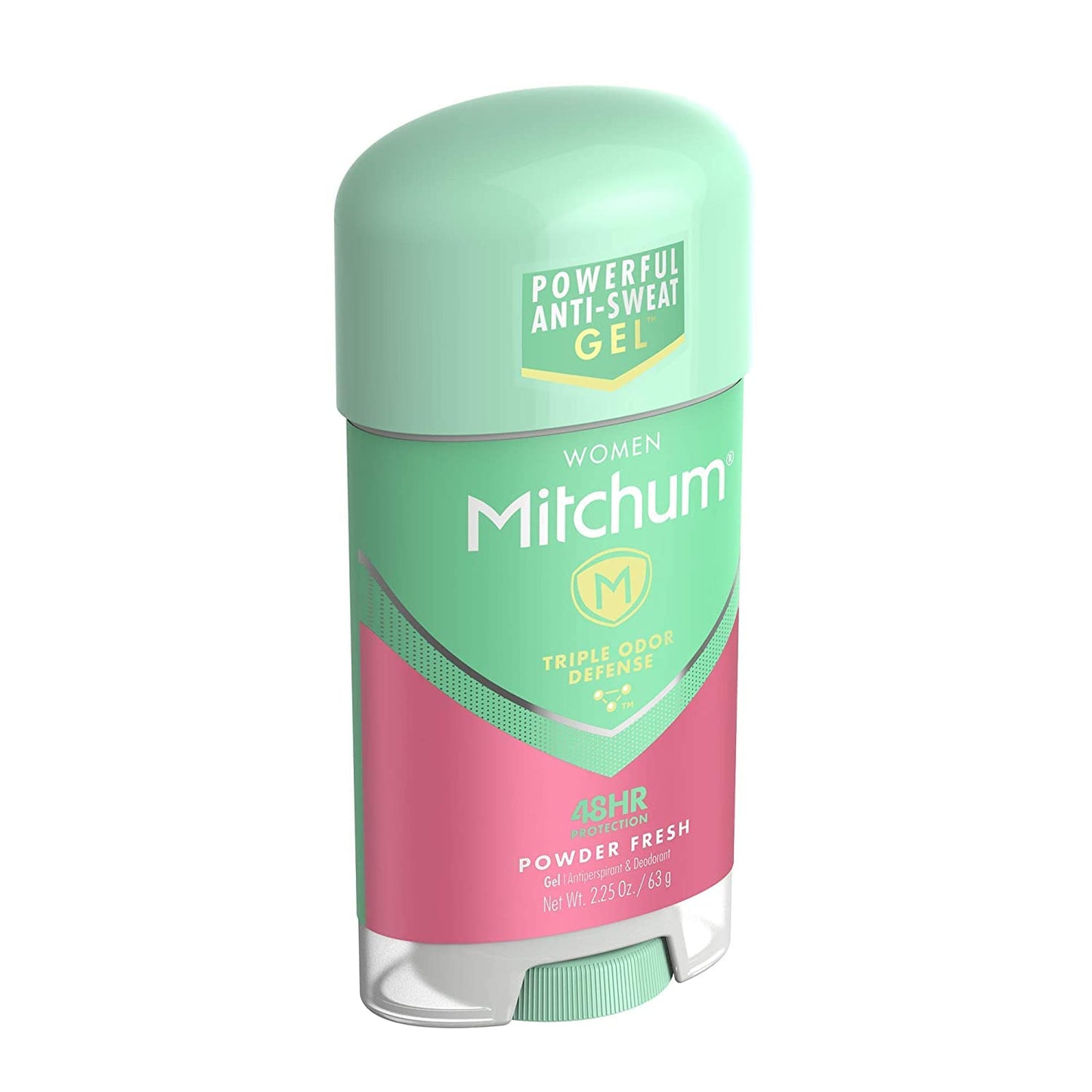 Mitchum Gel Anti-Perspirant Deodorant, Triple Odor Defense for Women, Powder Fresh, 2.25 Oz - 8 Pack Beauty & Personal Care Mitchum