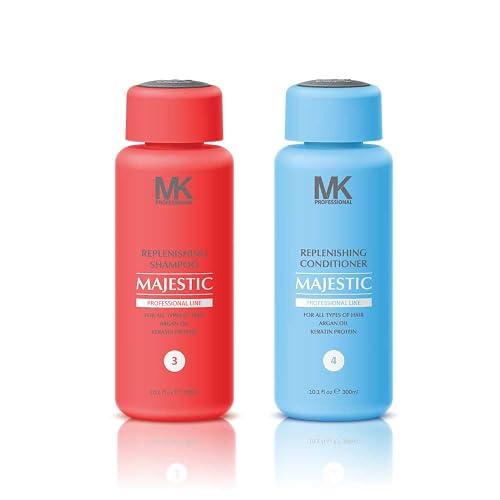 Majestic Keratin Replenishing Shampoo + Conditioner 10oz(300ml)- Soduim Chloride & Sulfate Free Beauty & Personal Care MAJESTIC KERATIN