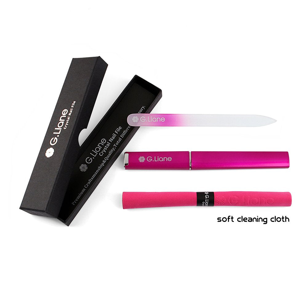 G.Liane Crystal Nail File Set-Professional Nail File Manicure Pedicure Kit for Natural Nails Acrylic Nails Gels Nails Manicure Tools for Home Beauty & Personal Care G.Liane