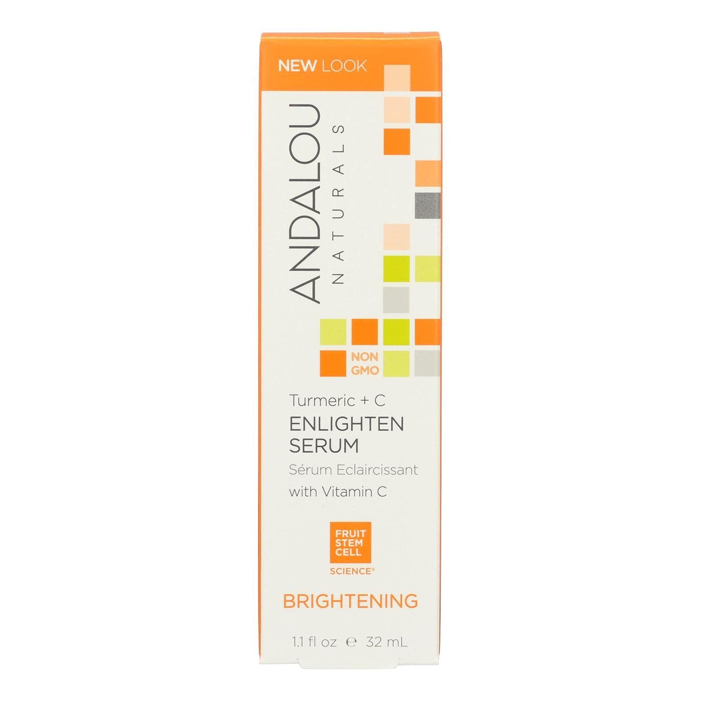 Andalou Naturals Enlighten Serum Turmeric + C Brightening - 1.1 oz Beauty & Personal Care Andalou Naturals